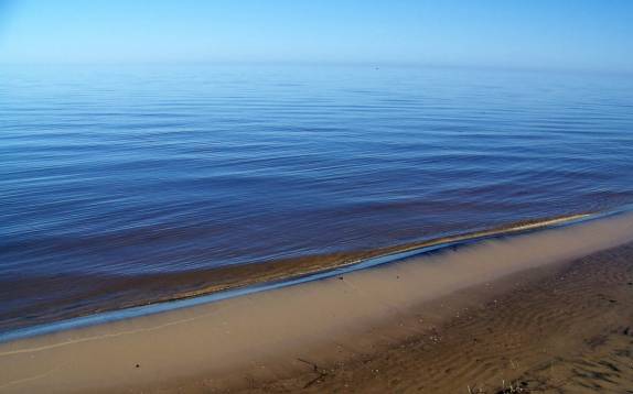 A vasta e bela Lagoa Mirim, no sul do Rio Grande do Sul, fronteira com o Uruguai (foto da internet)